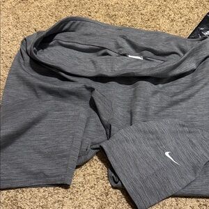 Nike Heather Gray Workout Leggings